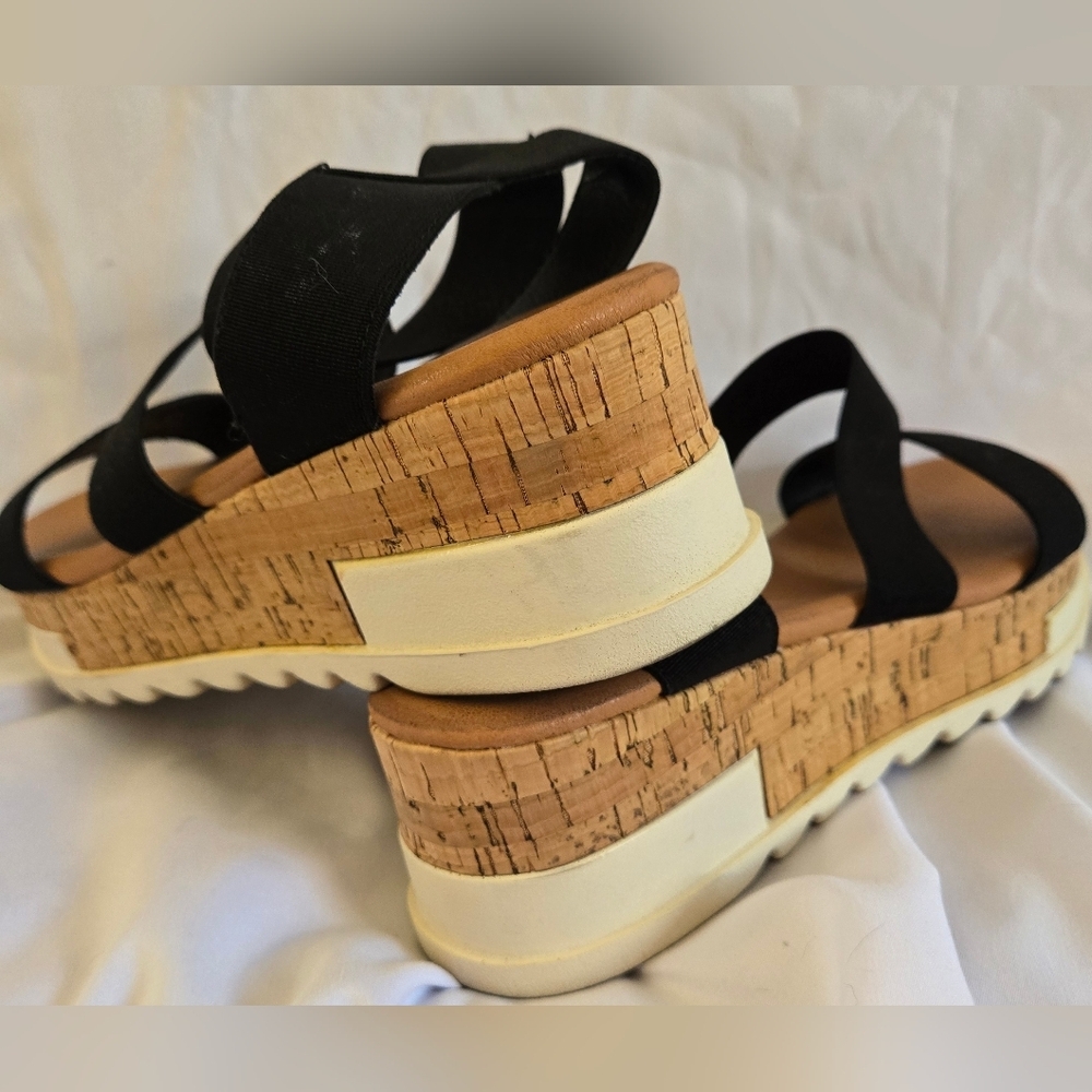 DREAM PAIRS Strappy Espadrille Platform Wedge Sandals – Women’s Size 8.5 - Picture 4 of 4